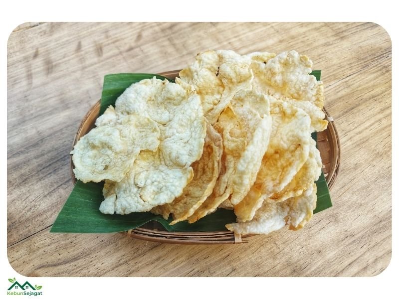 Emping Belinjau Keropok Buah Belinjau